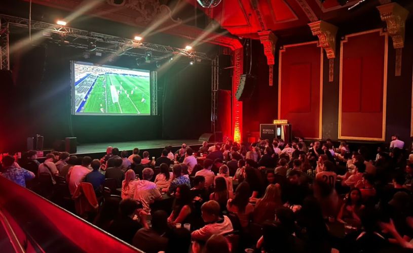 World Cup screeening at Komedia